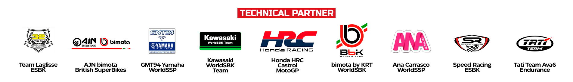 RACING SPONSORS 2026