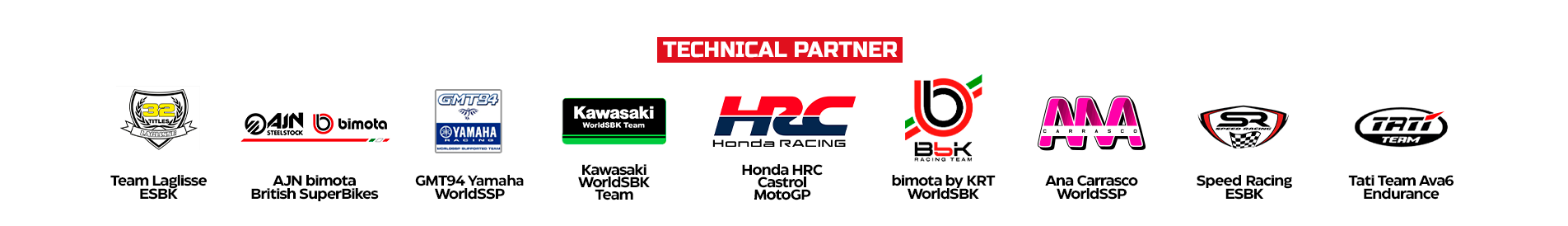 RACING SPONSORS 2026